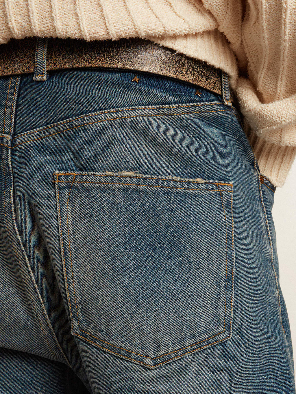 Jeans slim fit Collezione Golden dal lavaggio medio