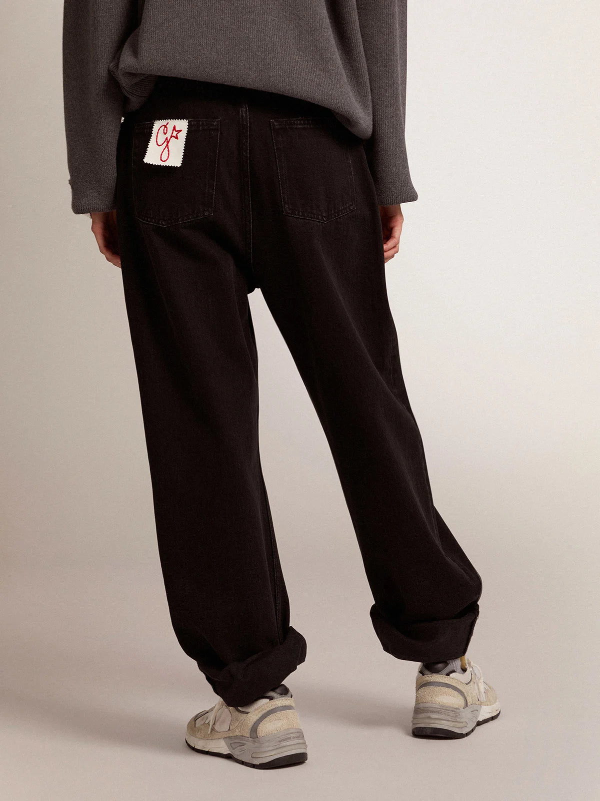 Jeans Kim Collezione Golden di colore nero
