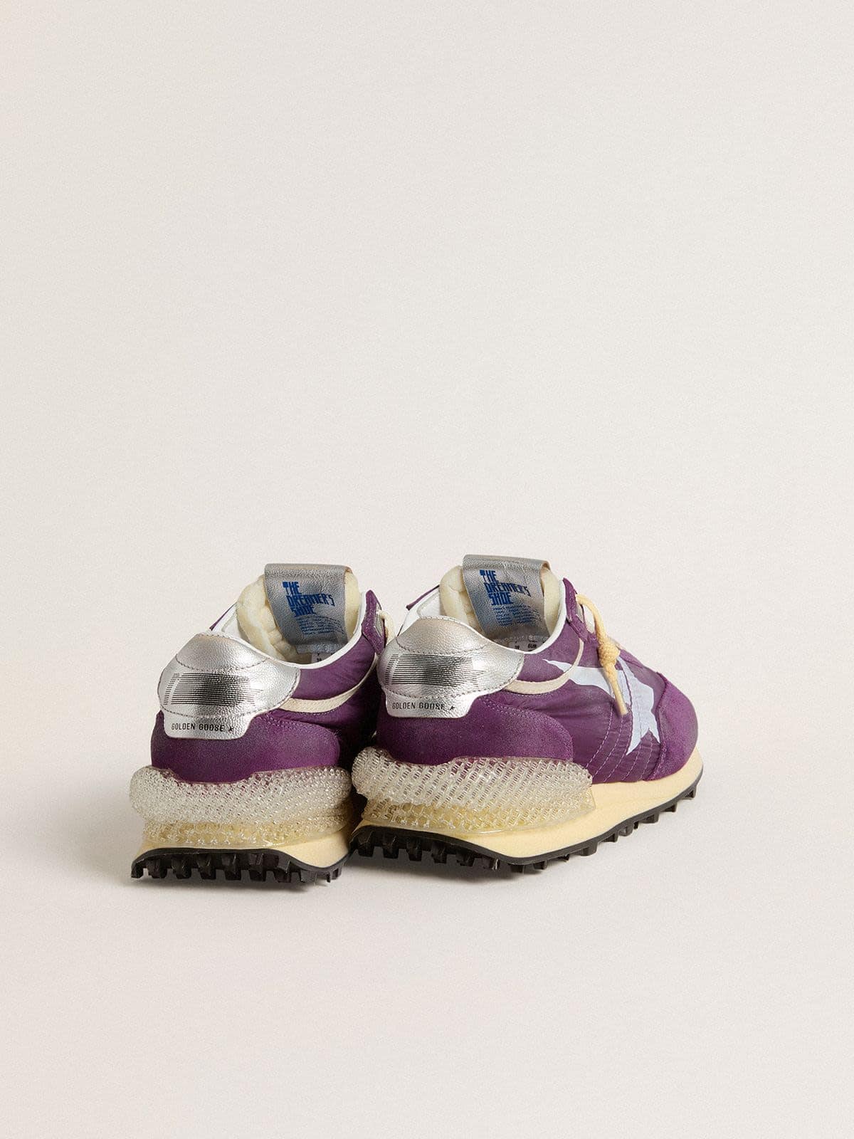 Men’s Marathon with purple nylon upper and white star