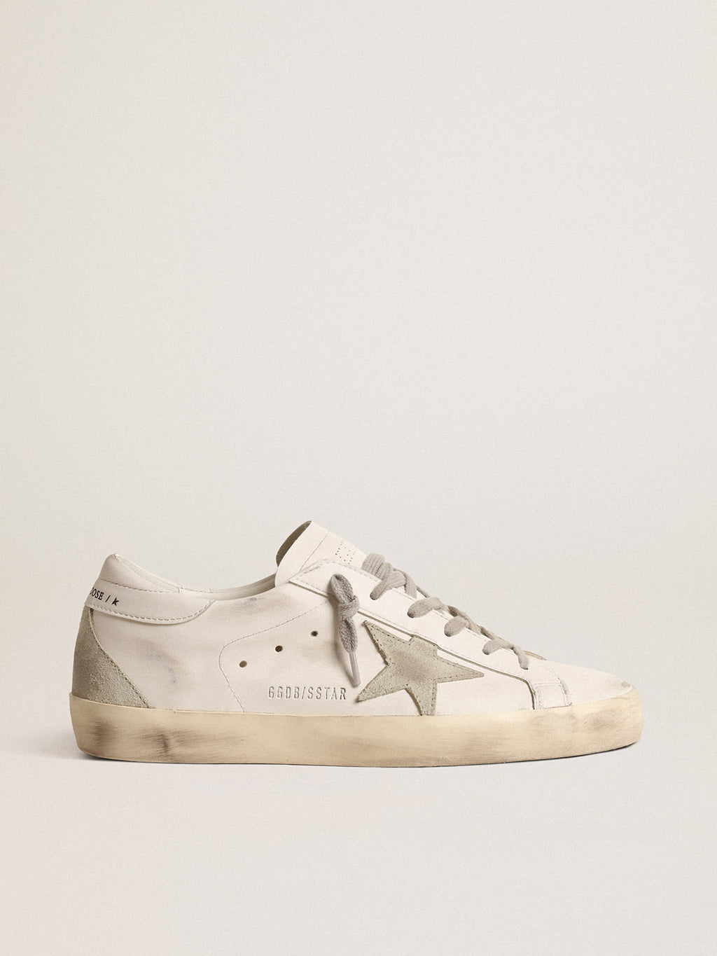 Super-Star Uomo bio-based con stella in suede ghiaccio