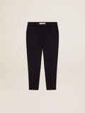 Pantalone Milano Collezione Golden in lana blu scuro