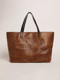 Borsa Pasadena Bag con stampa leopardata e manici neri a contrasto