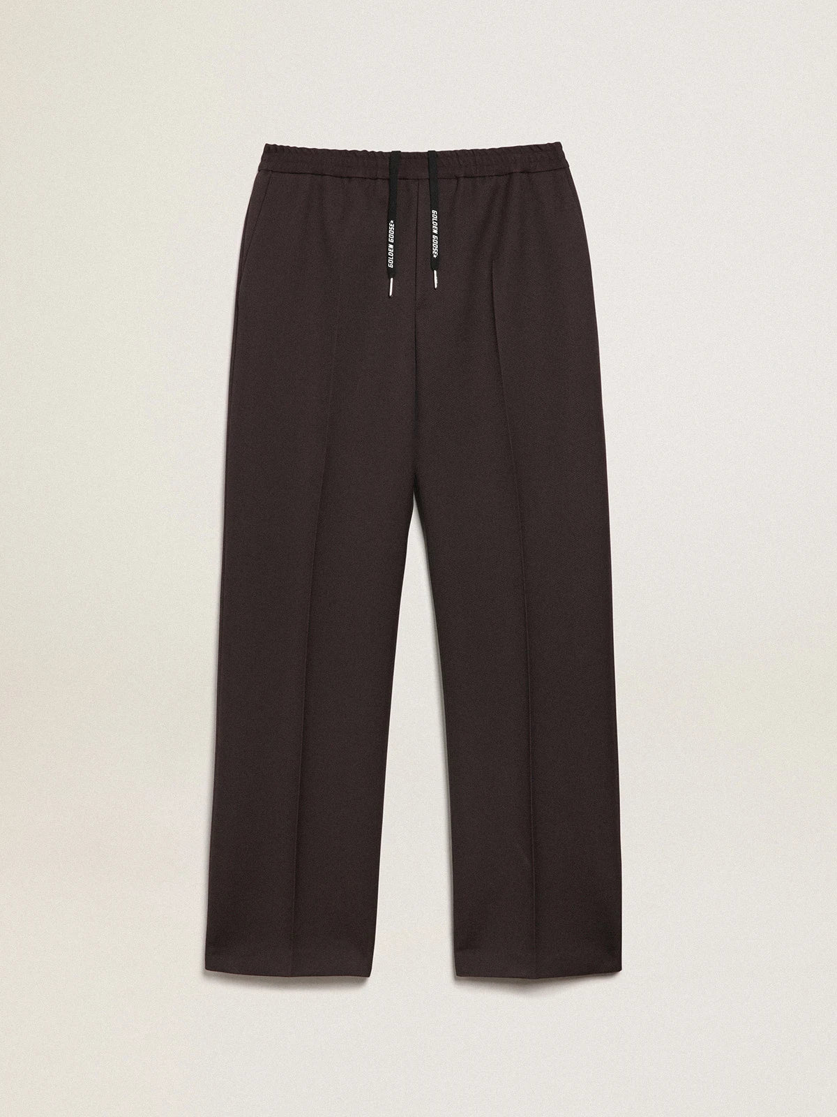 Pantalone jogging Collezione Journey color liquirizia dalla gamba ampia