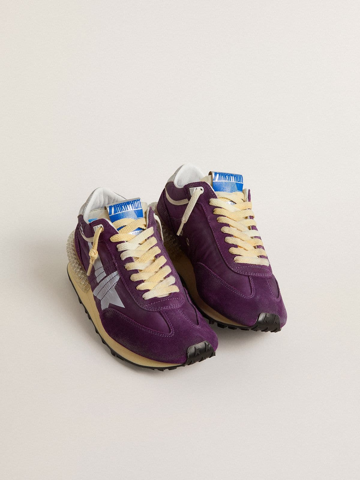 Women’s Marathon with purple nylon upper and white star