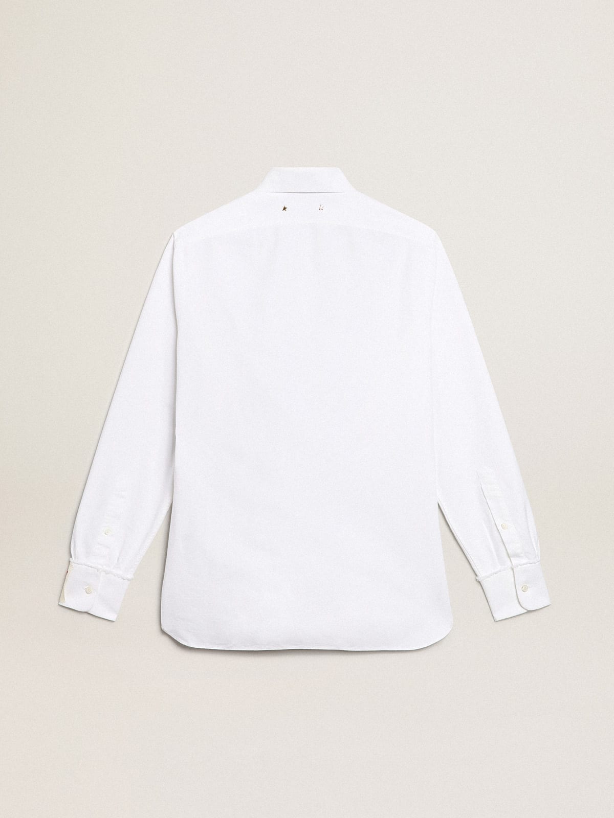 Camicia di colore bianco in cotone