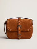 Borsa Rodeo Bag medium in suede color rum
