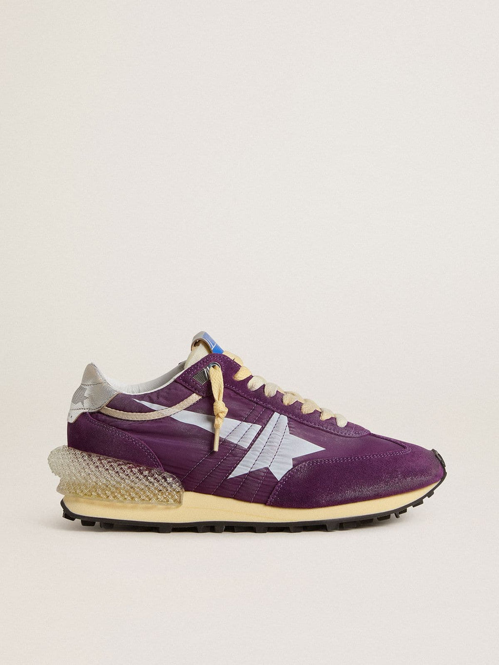 Women’s Marathon with purple nylon upper and white star
