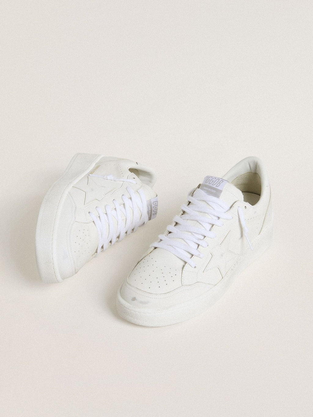 Women's Ball Star with white leather star and heel tab