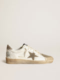 Ball Star Donna LTD bianca con stella e talloncino tortora