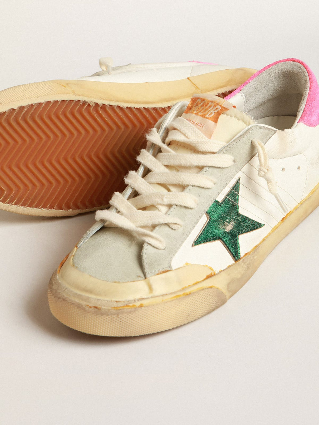 Super-Star Penstar con stella verde e talloncino aragosta fluo