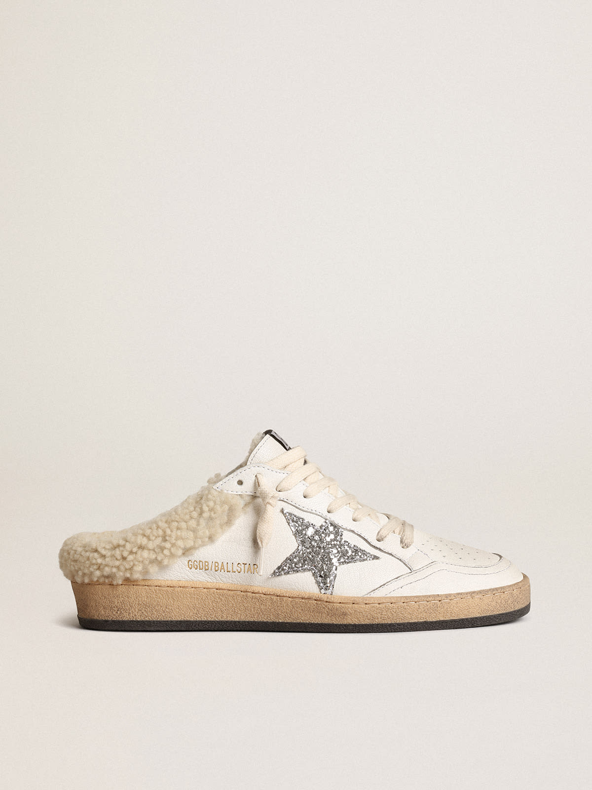 Ball Star Sabot con stella in glitter e fodera in shearling