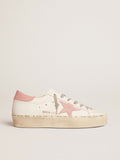 Hi Star con stella in suede e talloncino in pelle rosa antico
