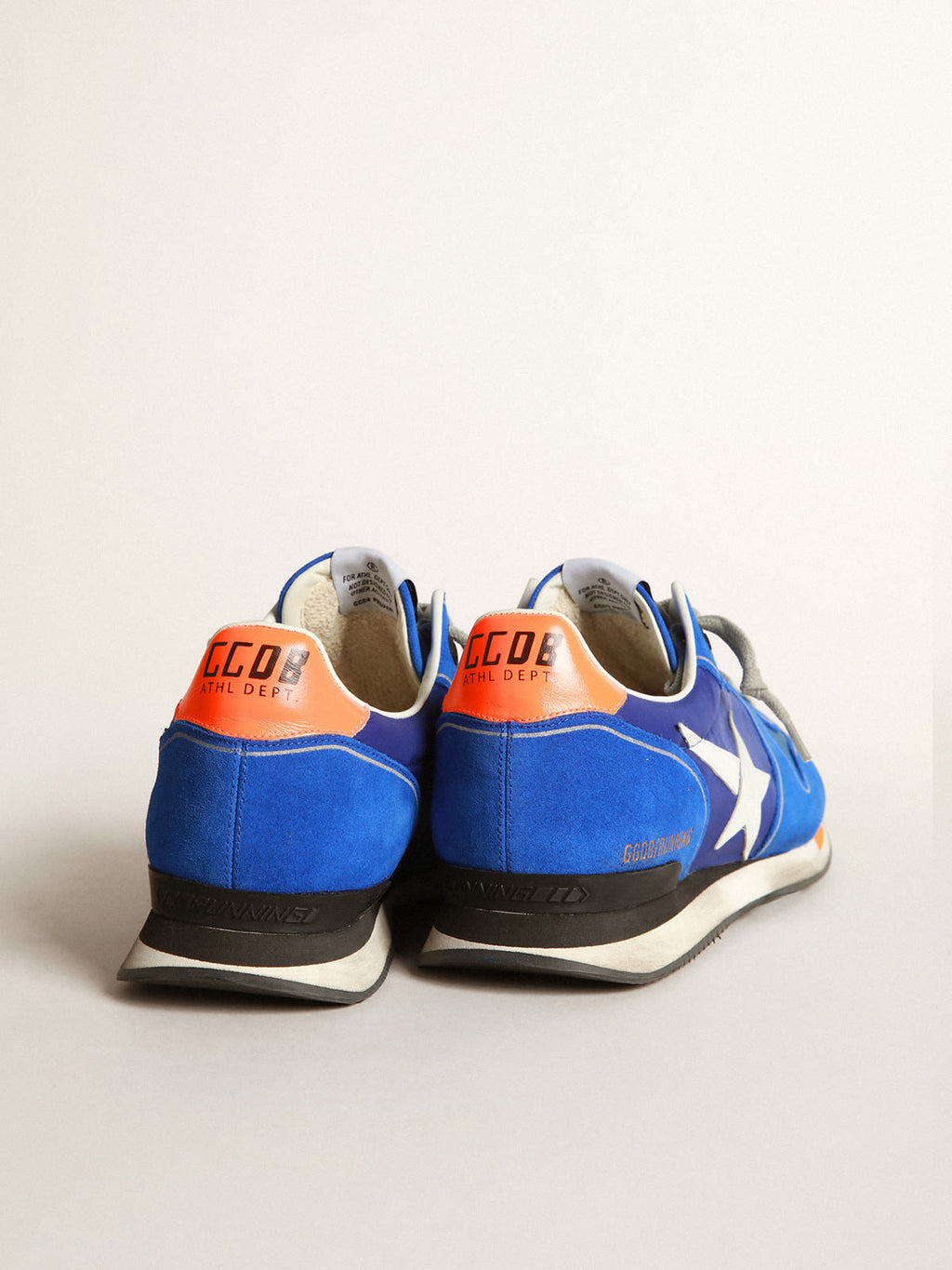 Sneakers Running blu elettrico con stella bianca