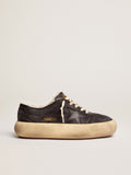 Space-Star Uomo in nylon nero trapuntato e fodera in shearling