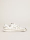 Sneakers Stardan bianche in pelle trattamento lived-in