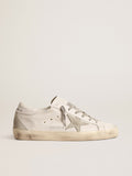 Super-Star Donna bio-based con stella in suede ghiaccio