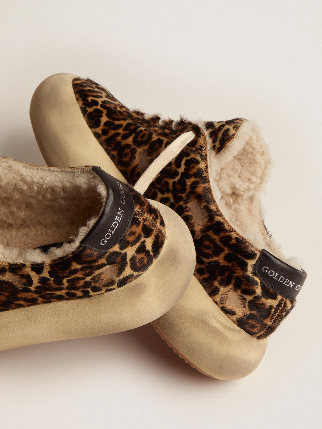 Scarpe Space-Star Uomo in cavallino animalier e fodera in shearling