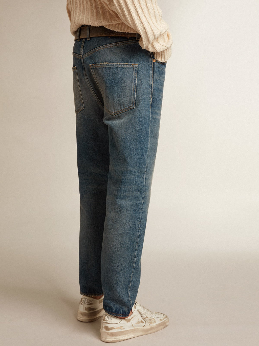Jeans slim fit Collezione Golden dal lavaggio medio