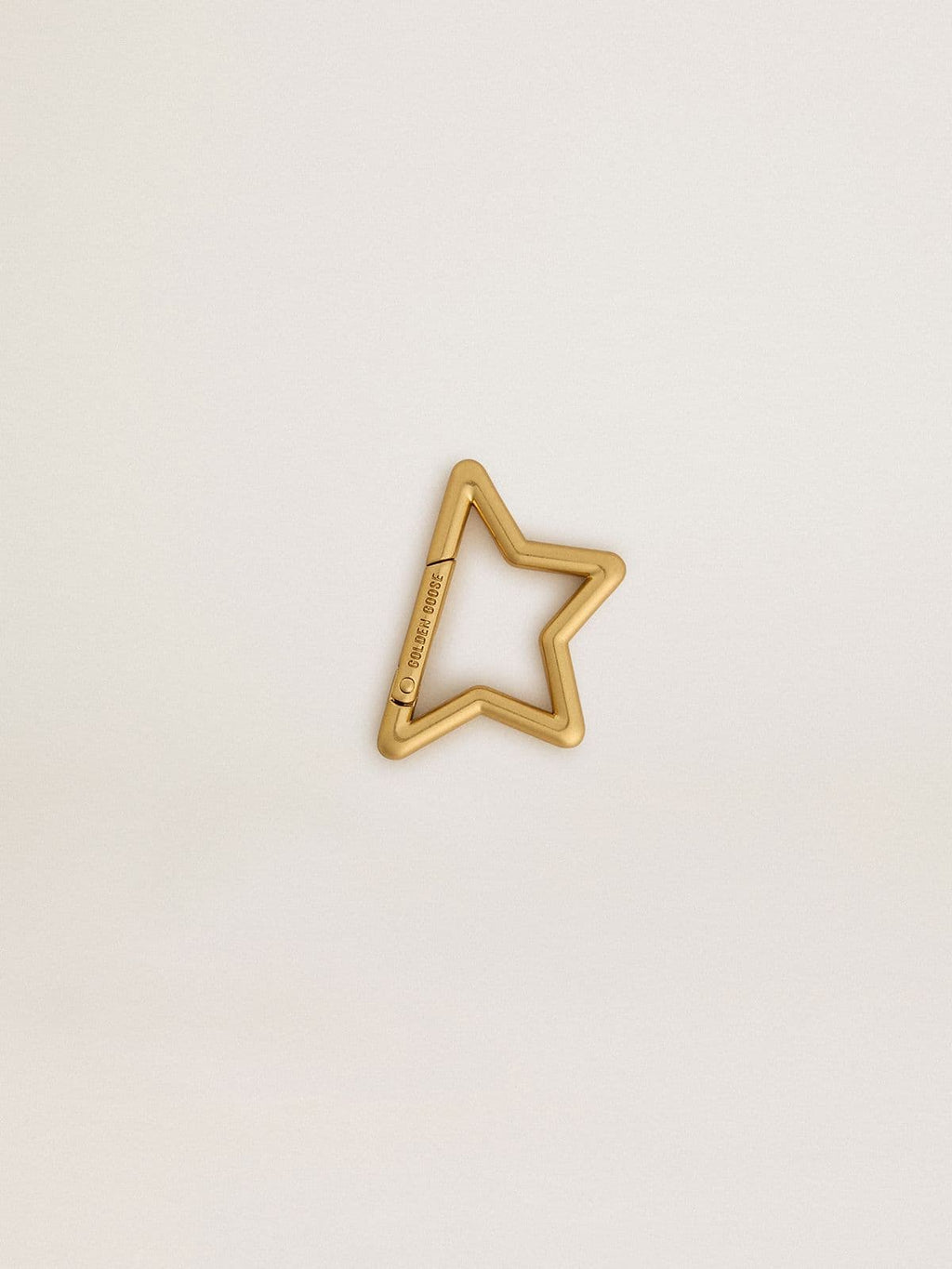 Gold snap hook in the shape of the Golden star
