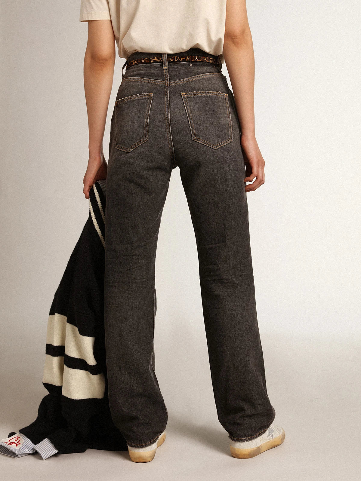 Jeans neri Frida Collezione Journey dall'effetto stonewashed