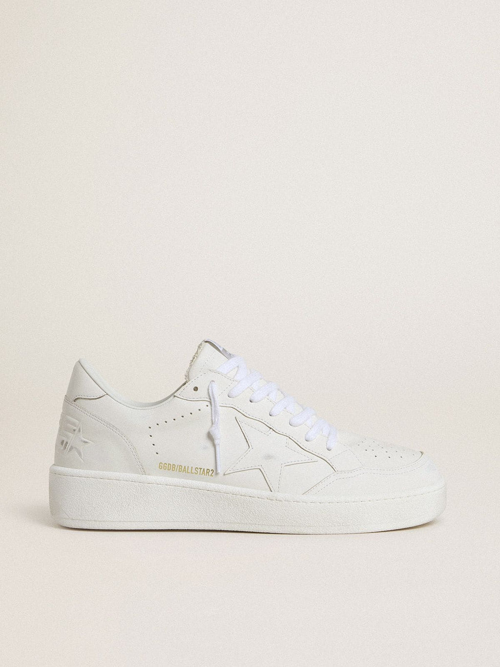 Women's Ball Star with white leather star and heel tab