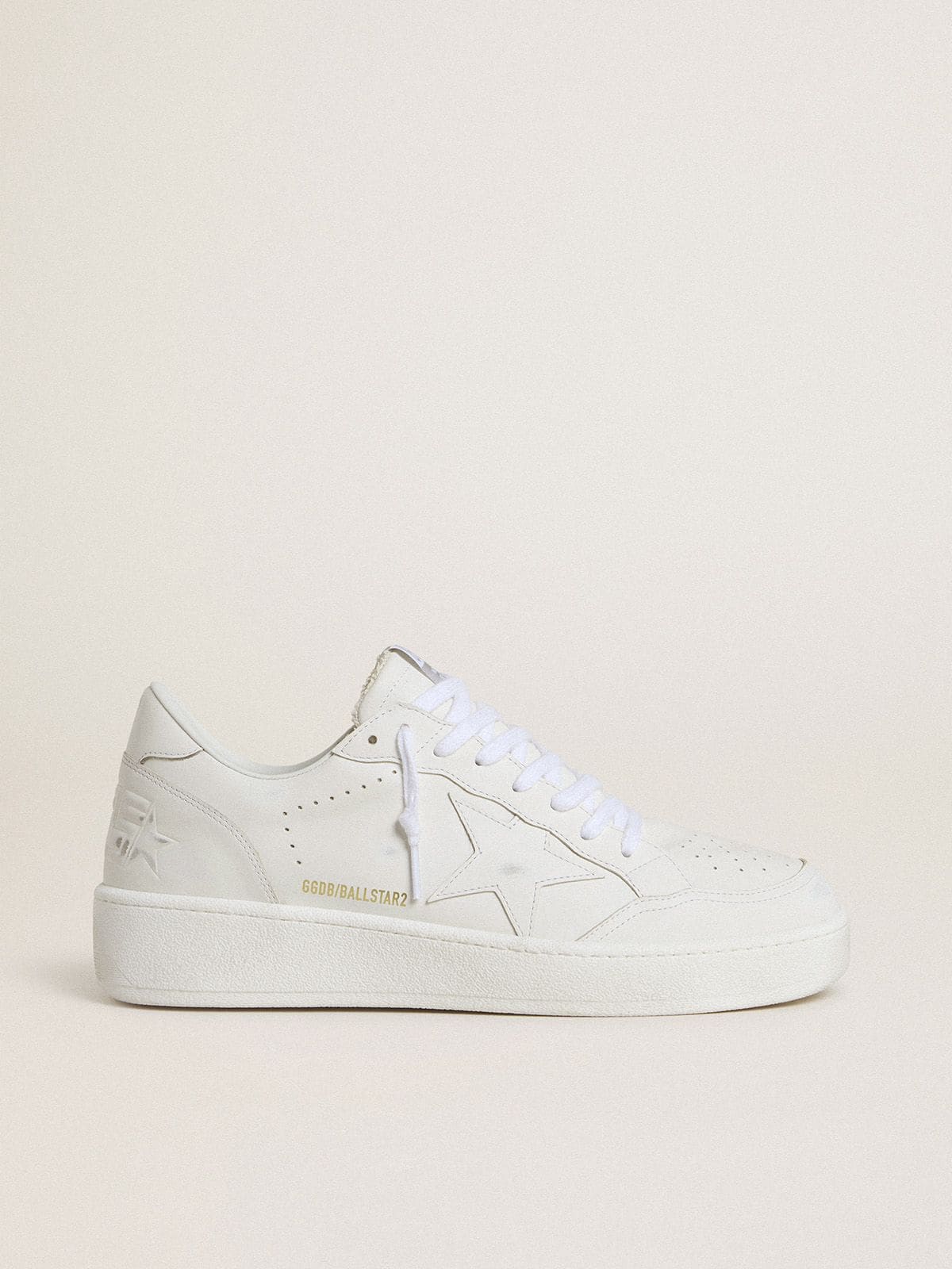 Women's Ball Star with white leather star and heel tab
