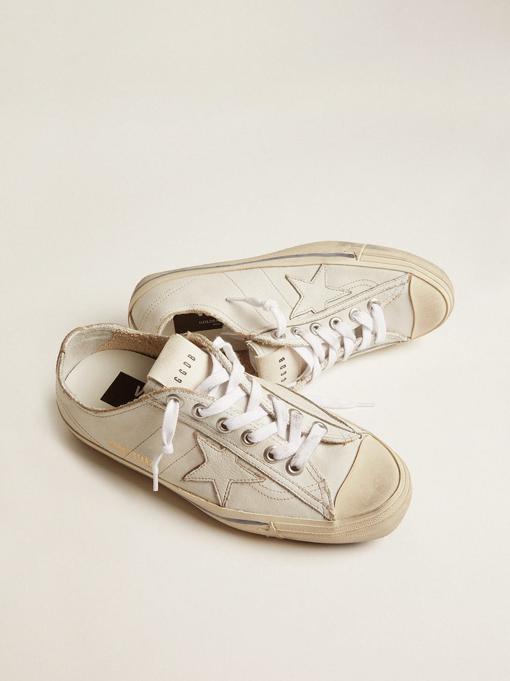 Sneakers V-Star in pelle effetto vintage